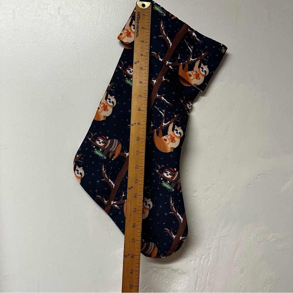 Sloth Christmas Stocking - Picture 6 of 6